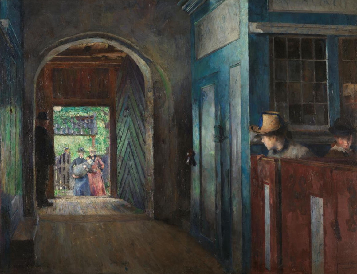 Harriet Backer Baptême dans l’église de Tanum, 1892