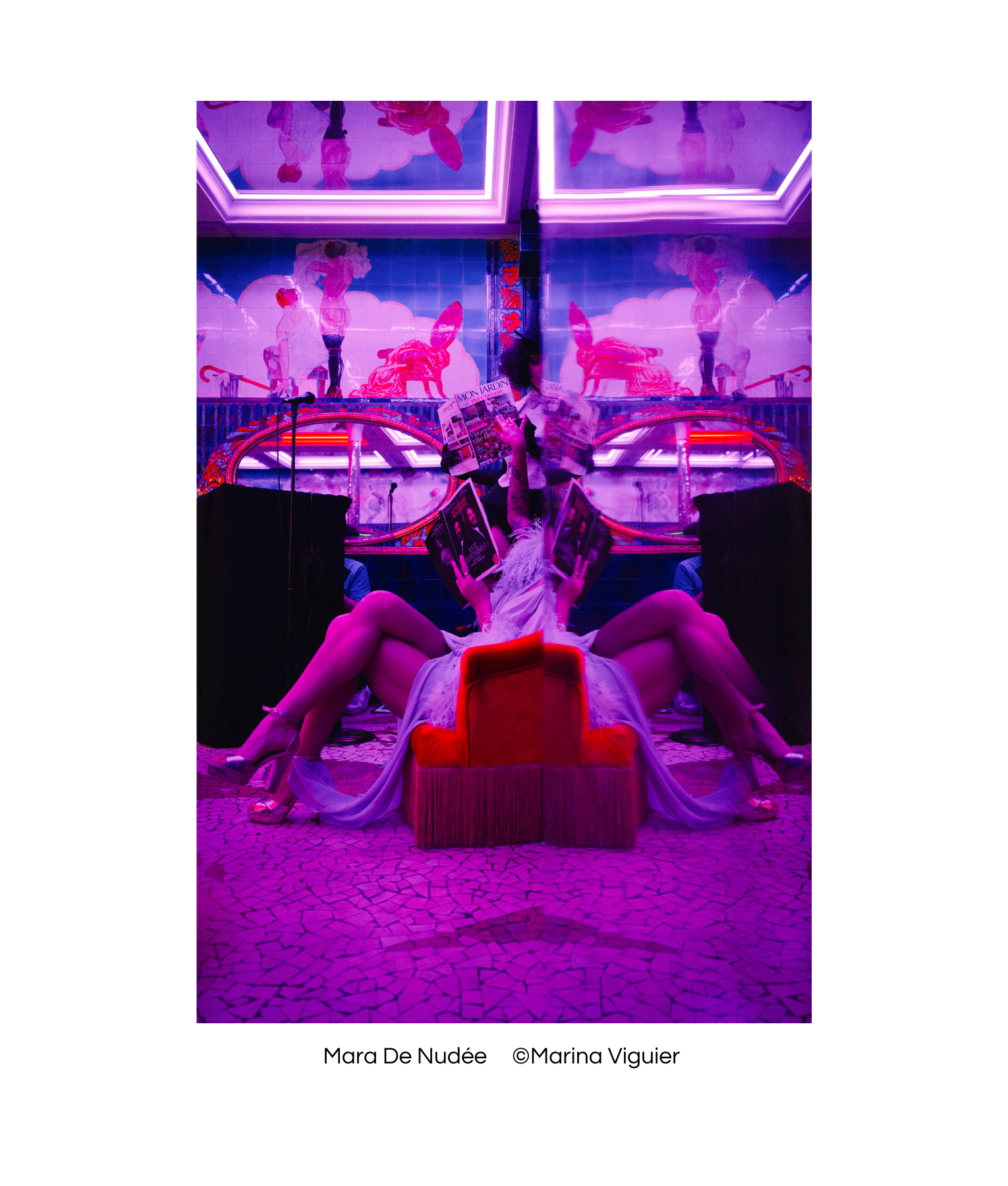 Mara De Nudée pour Bienvenue au Cabaret ©Marina Viguier