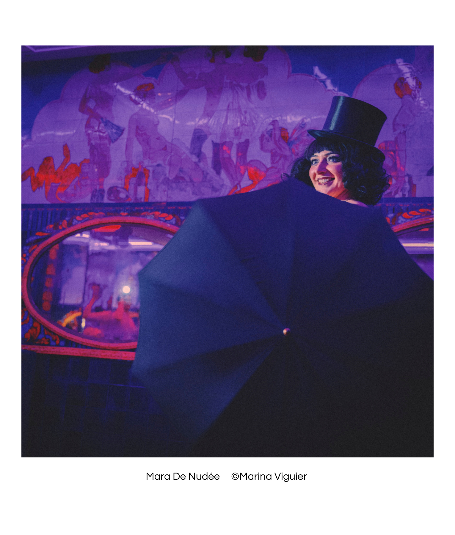 Mara De Nudée pour Bienvenue au Cabaret ©Marina Viguier